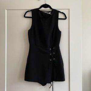 BCBG Black Romper; Size 4